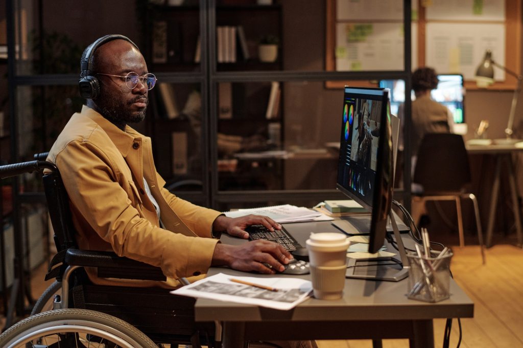 man using post production software 1024x682 1